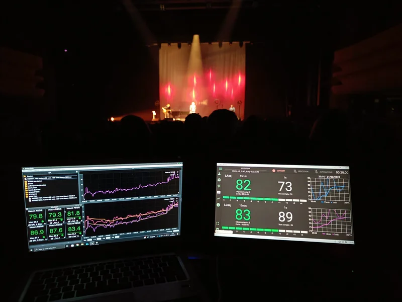 AWAMmusic : la fonction de correction automatique vu de l'afficheur-enregistreur awa-music avec correction automatique